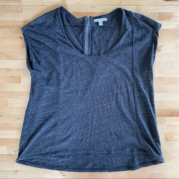 American Eagle Heather Grey Top - Picture 1 of 3